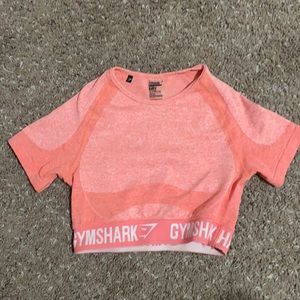 Gymshark coral crop top